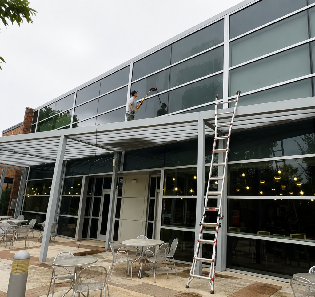 Commercial window cleaning palm desert